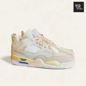 Retro 4 Air-Inspired Sneakers – Cream Edition